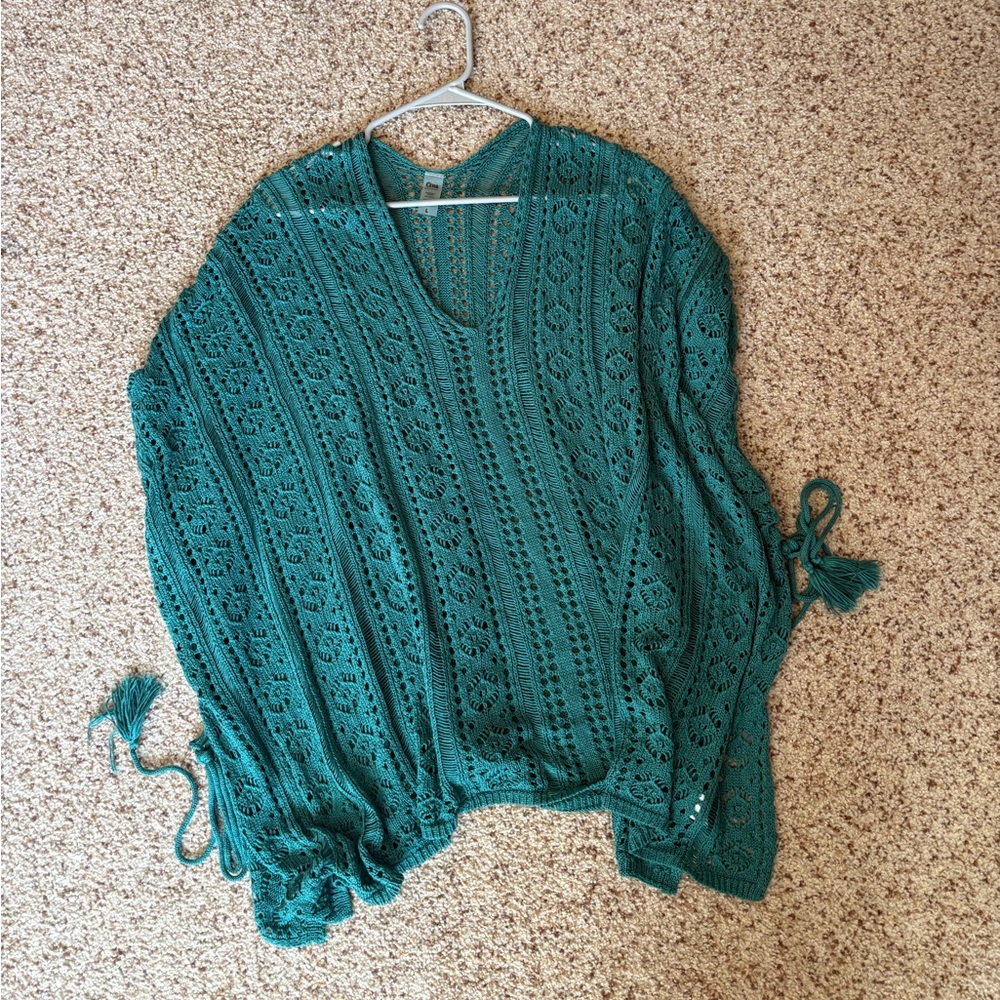 Zyia Active Jade Knitted Coverup.